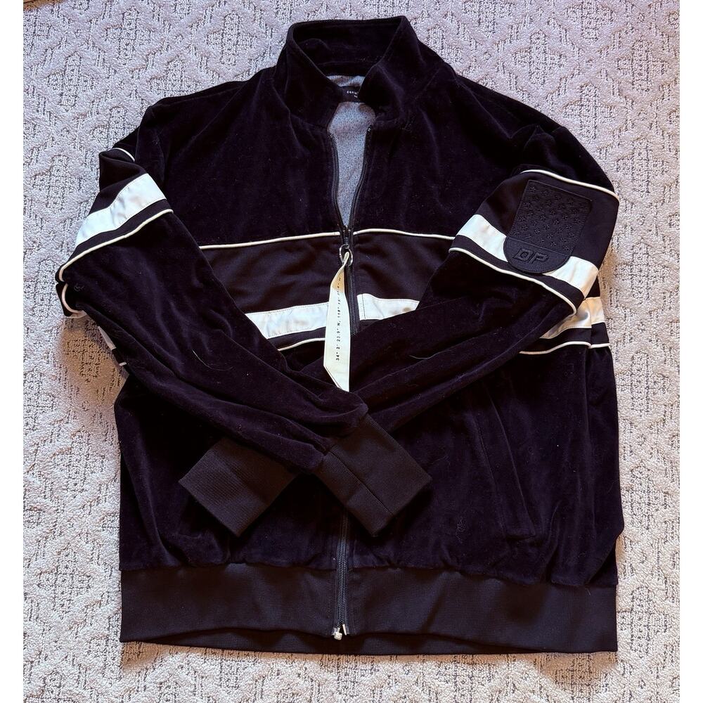 Daniel Patrick BLACK IVORY Bomber Jacket, US Large - Picture 2 of 5